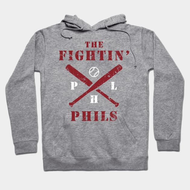 Fighting Phils Phillies Hoodie by PopSmarts